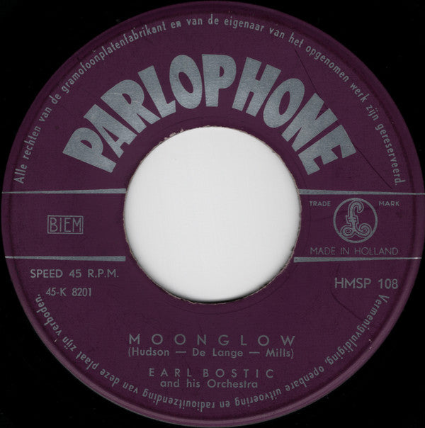 Earl Bostic And His Orchestra : Flamingo / Moonglow (7")