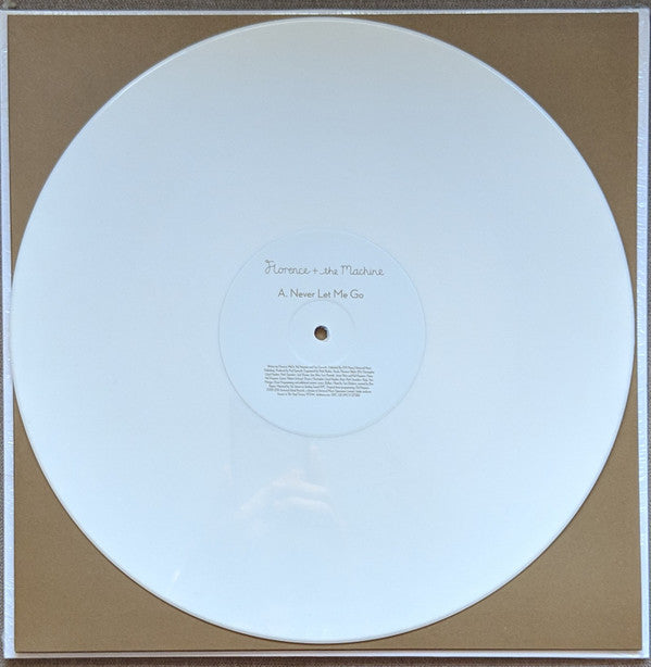 Florence And The Machine : Never Let Me Go (12", Ltd, Num, Whi)