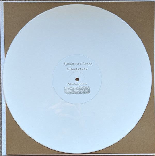 Florence And The Machine : Never Let Me Go (12", Ltd, Num, Whi)