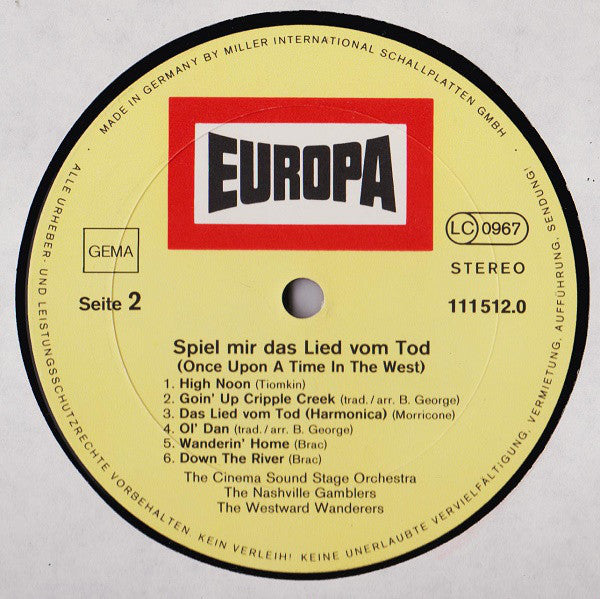 Various : Spiel Mir Das Lied Vom Tod - Once Upon The Time In The West (LP, Album, RE)