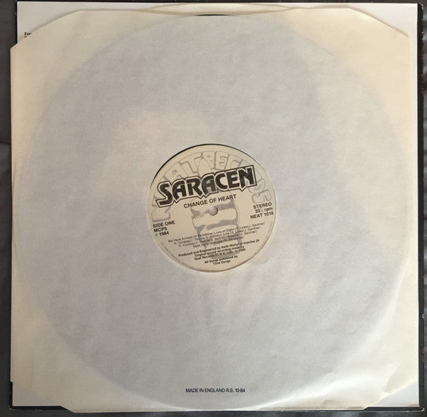 Saracen (2) : Change Of Heart (LP, Album)