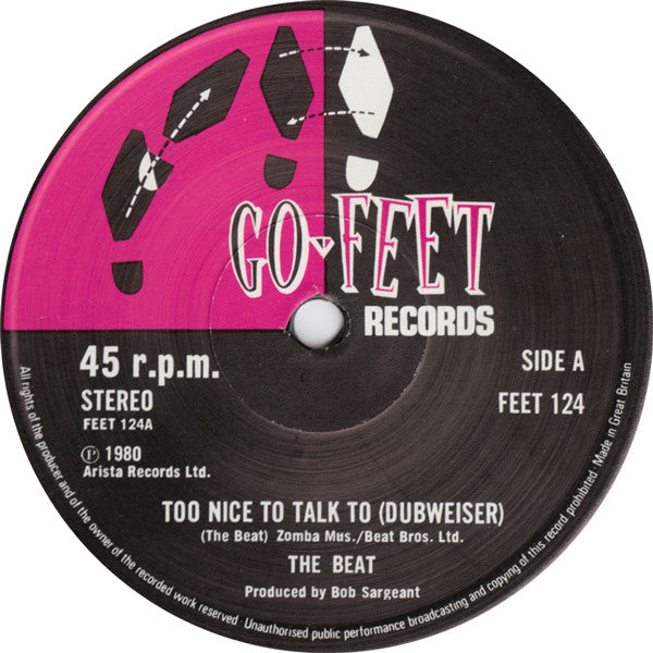 The Beat (2) : Too Nice To Talk To (Dubweiser) (12")