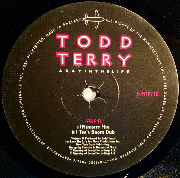 Todd Terry : A Day In The Life EP (12")