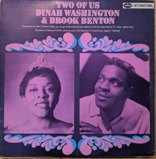 Dinah Washington & Brook Benton : Two Of Us (LP, Album, RE)