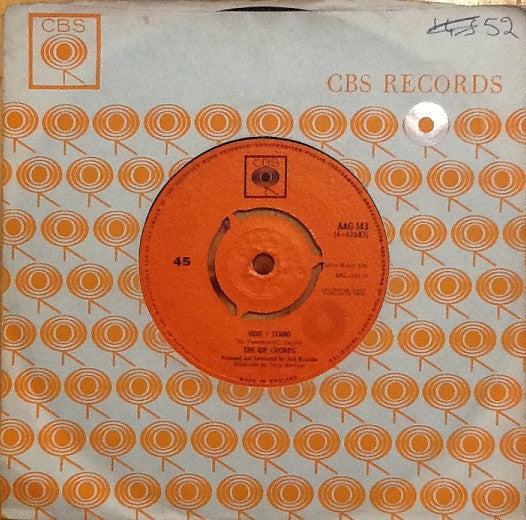 The Rip Chords : Here I Stand (7")