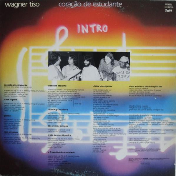 Wagner Tiso : Coração De Estudante (LP, Album)