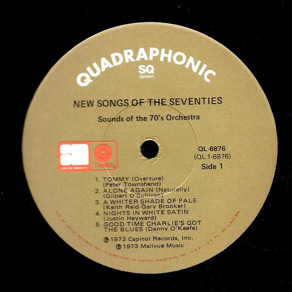 Sounds Of The 70's Orchestra : New Songs Of The Seventies (LP, Album, Quad, Ltd)