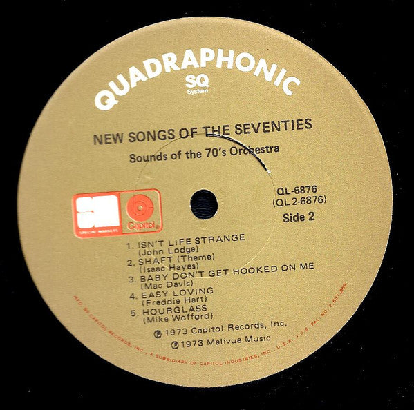 Sounds Of The 70's Orchestra : New Songs Of The Seventies (LP, Album, Quad, Ltd)