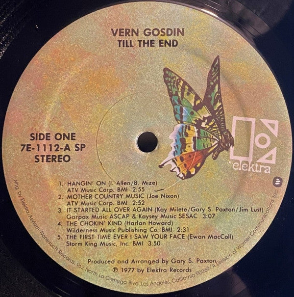 Vern Gosdin : Till The End (LP, Album, SP)