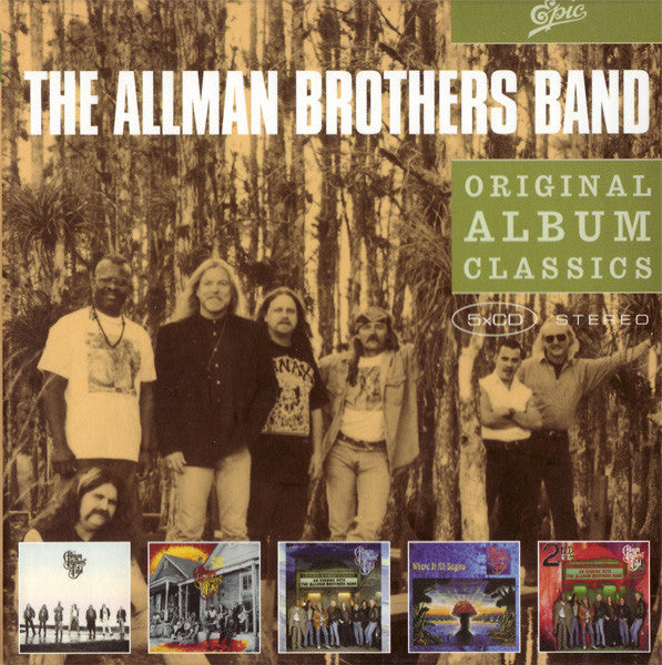 The Allman Brothers Band : Original Album Classics (CD, Album, RE + CD, Album, RE + CD, Album, RE + CD)