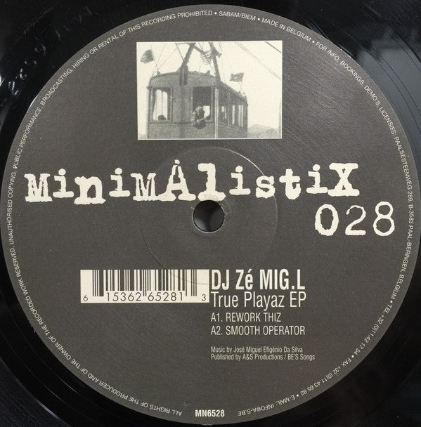 DJ Ze Mig L : True Playaz EP (12", EP)