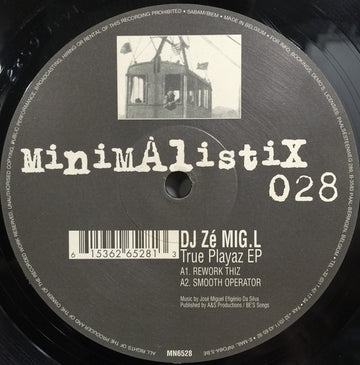 DJ Ze Mig L : True Playaz EP (12", EP)