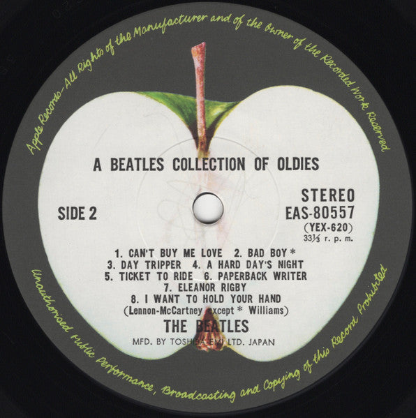 The Beatles = ザ・ビートルズ* : A Collection Of Beatles Oldies = オールディーズ (LP, Comp, RE)