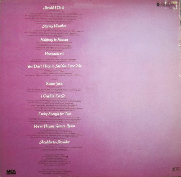 Tanya Tucker : Should I Do It (LP, Album)