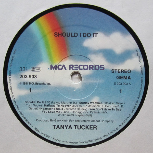 Tanya Tucker : Should I Do It (LP, Album)