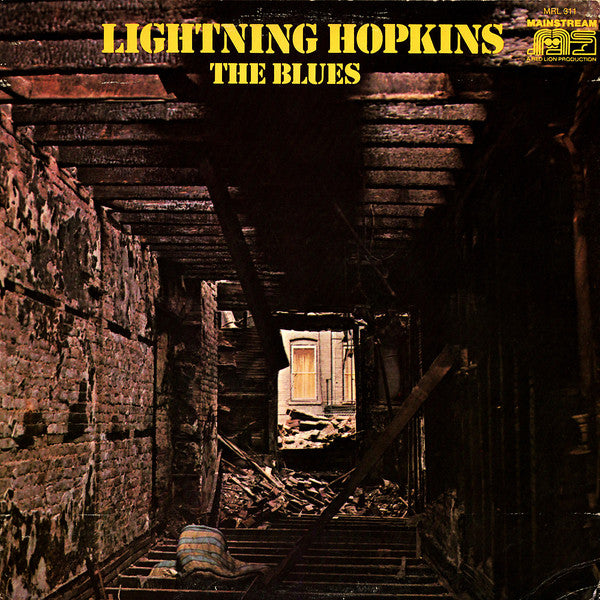 Lightnin' Hopkins : The Blues (LP, Album, Comp, RE, Uni)