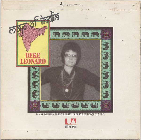 Deke Leonard : Map Of India (7", Single, Promo, Gat)