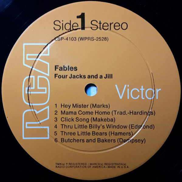 Four Jacks And A Jill : Fables (LP, Album)