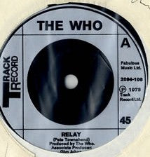 The Who : Relay (7", Single, RP, Sil)