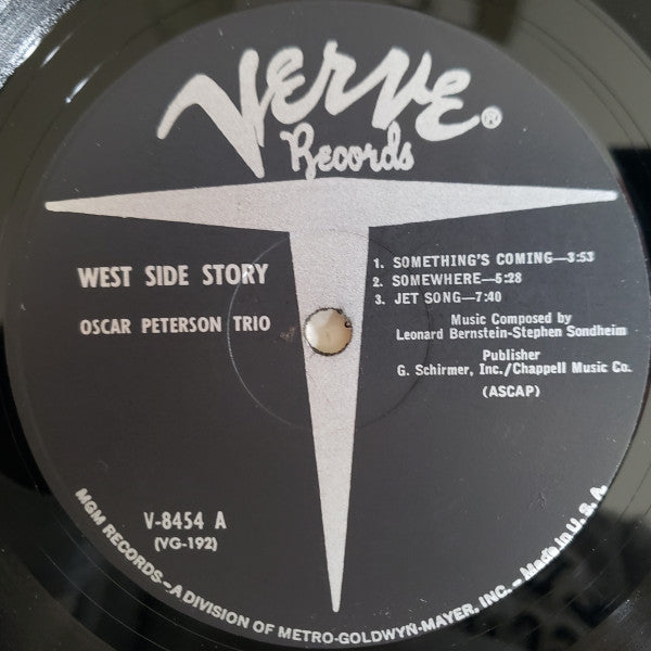 The Oscar Peterson Trio : West Side Story (LP, Album, Mono, RE)