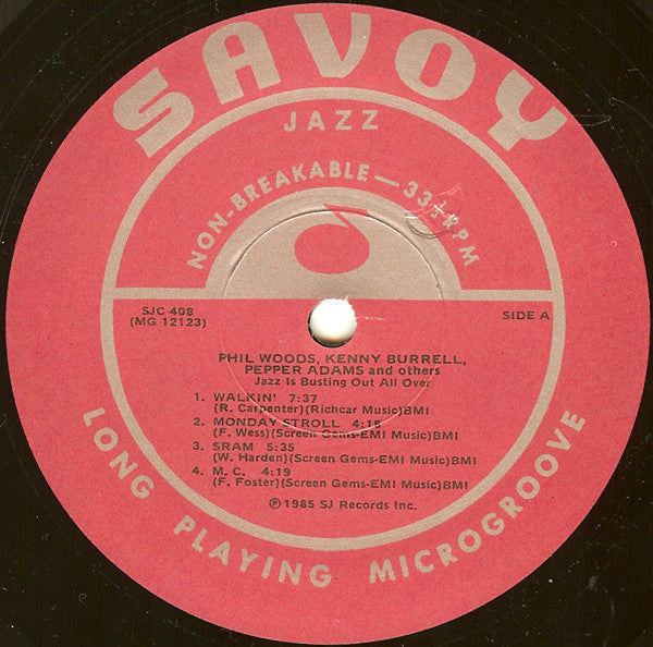 Various : Jazz Is Busting Out All Over (LP, Album, RE)
