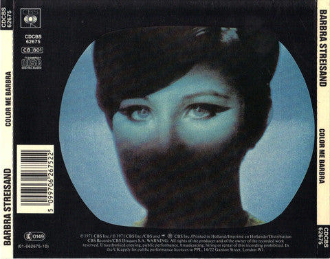 Barbra Streisand : Color Me Barbra (CD, Album, RE)