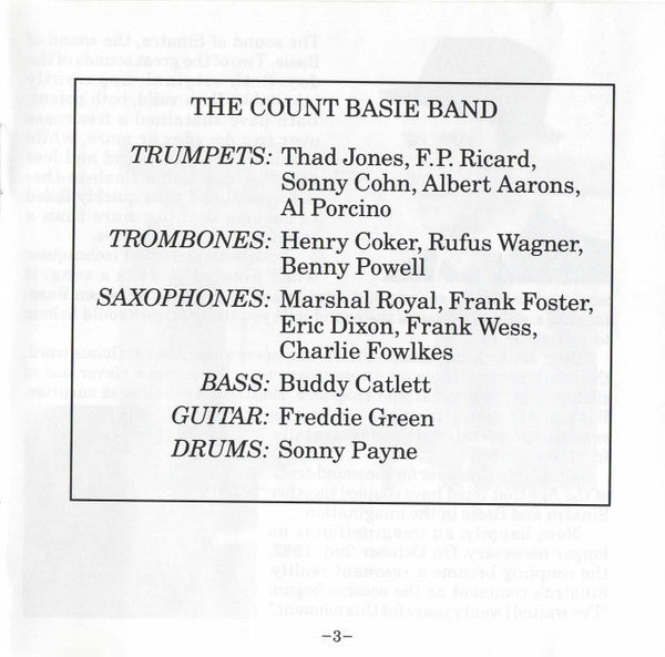 Frank Sinatra And Count Basie Orchestra : Sinatra-Basie (An Historic Musical First) (CD, Album, RE)