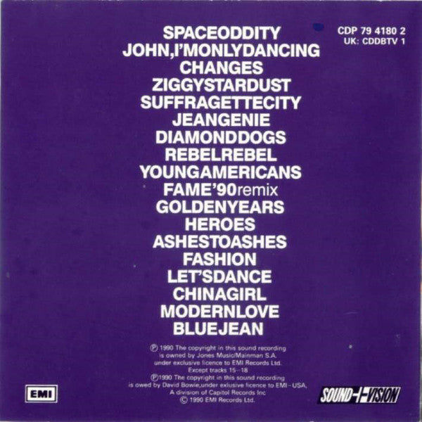 David Bowie : ChangesBowie (CD, Comp, RE, RM)