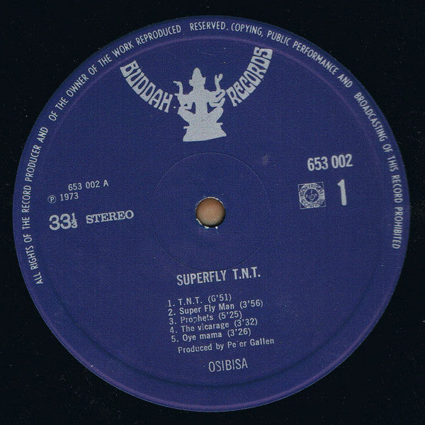 Osibisa : Super Fly T.N.T. (Original Motion Picture Soundtrack) (LP, Album)