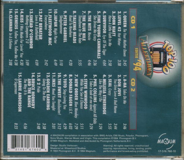 Various : Het Beste Uit De Top 100 Allertijden Editie '94 (2xCD, Comp)