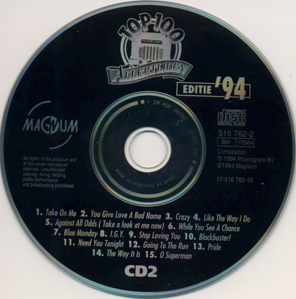 Various : Het Beste Uit De Top 100 Allertijden Editie '94 (2xCD, Comp)