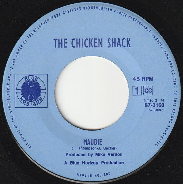 Chicken Shack : Maudie (7", Single)