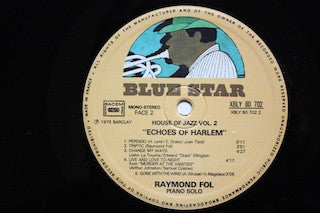 Raymond Fol : Echoes Of Harlem (LP, Album)