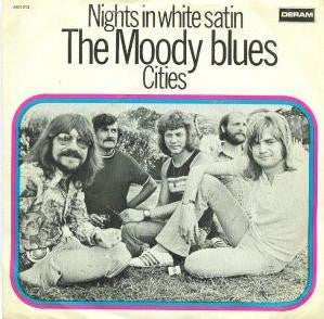 The Moody Blues : Nights In White Satin (7", Single, RE)