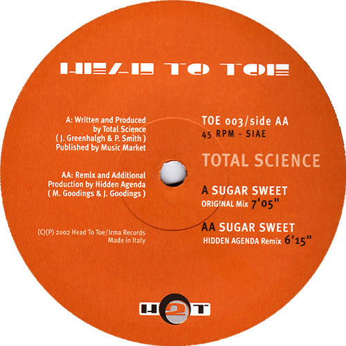 Total Science : Sugar Sweet (12")