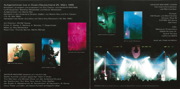 Saviour Machine : Live In Deutschland (CD, Album)