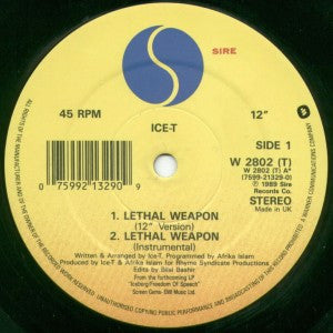 Ice-T : Lethal Weapon  (12", Single)