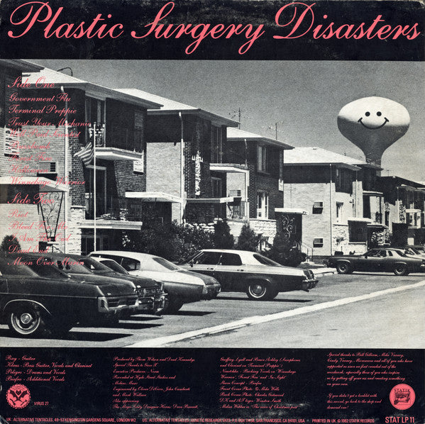 Dead Kennedys : Plastic Surgery Disasters (LP, Album, ISS)