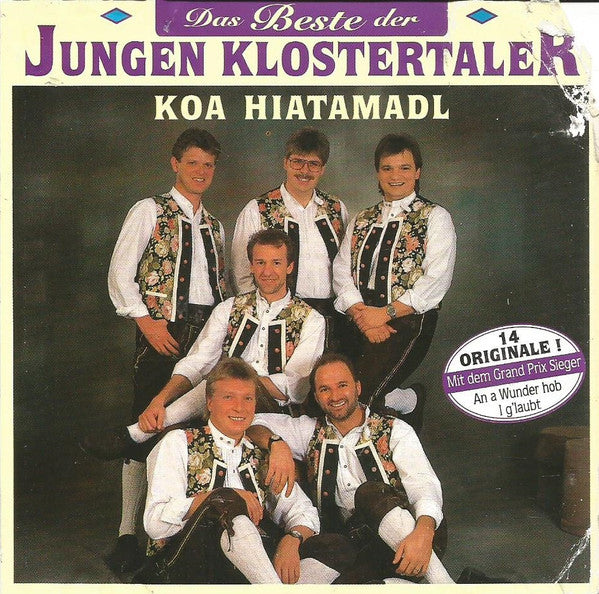 Die Jungen Klostertaler : Das Beste Der Jungen Klostertaler - Koa Hiatamadl (CD, Comp)