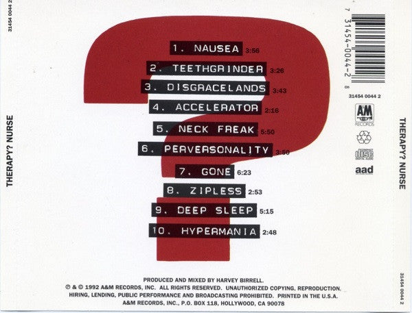 Therapy? : Nurse (CD, Album)