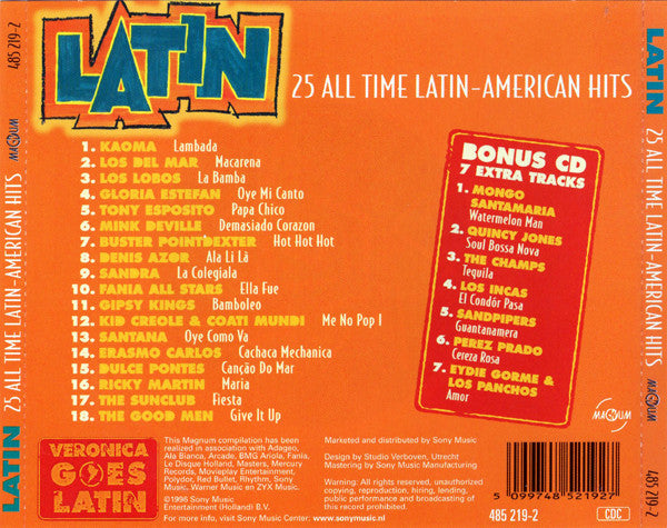 Various : Latin (25 All Time Latin-American Hits) (2xCD, Comp)
