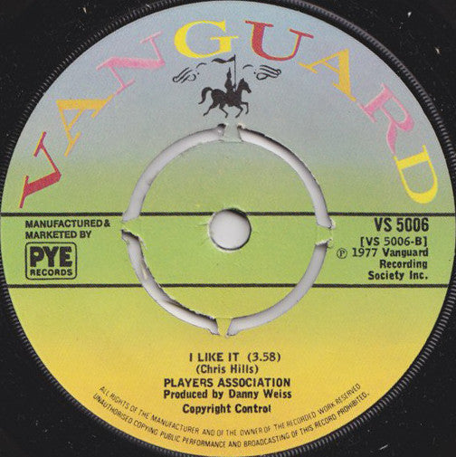 The Players Association : Disco Inferno (7", Single)