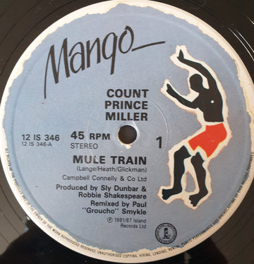 Count Prince Miller : Mule Train (12", Single, RE)