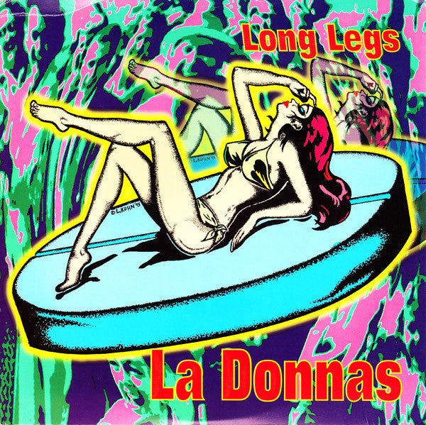 La Donnas : Long Legs (7", Single, Yel)