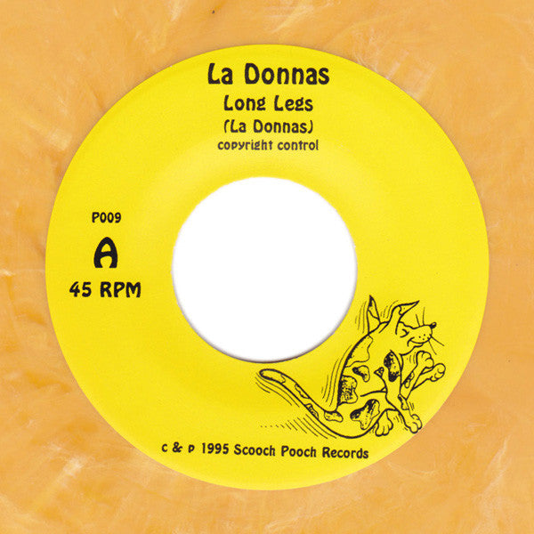 La Donnas : Long Legs (7", Single, Yel)
