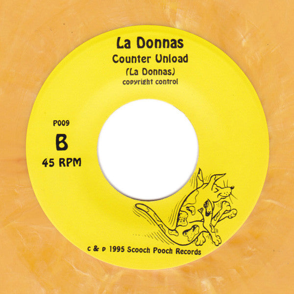 La Donnas : Long Legs (7", Single, Yel)