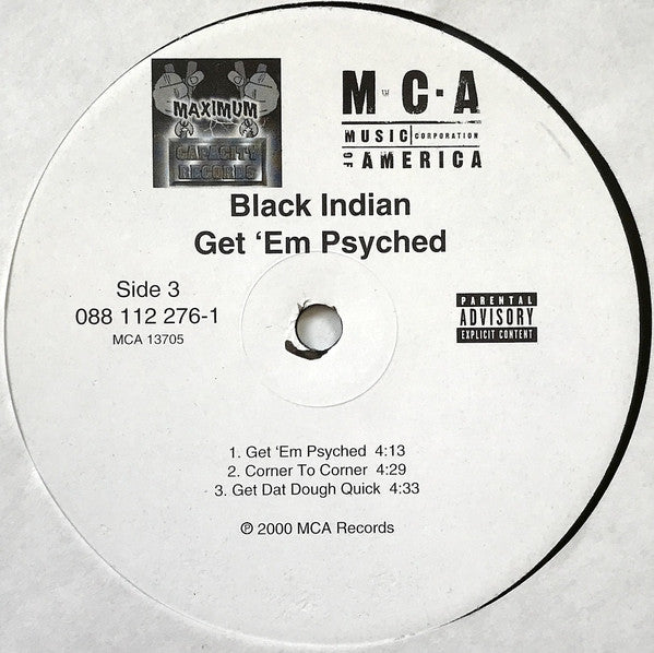 Black Indian : Get 'Em Psyched (2xLP, Album)