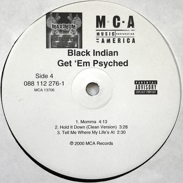 Black Indian : Get 'Em Psyched (2xLP, Album)