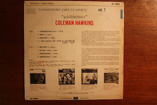 Coleman Hawkins : Meditations (LP, Album, Mono)