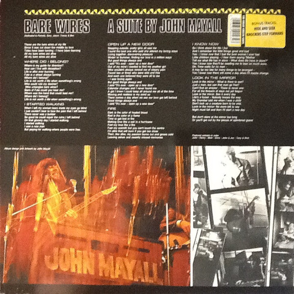 John Mayall's Bluesbreakers* : Bare Wires (LP, RE, 180)